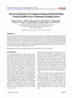 Research paper thumbnail of Electron Emission of Graphene-Diamond Hybrid Films Using Paraffin Wax as Diamond Seeding Source