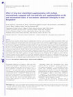 Research paper thumbnail of Effect of long-term intermittent supplementation with multiple micronutrients compared with iron-and-folic acid supplementation on Hb and micronutrient status of non-anaemic adolescent schoolgirls in rural Bangladesh