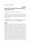 Research paper thumbnail of Opportunities to prevent and manage undernutrition to amplify efforts to end TB