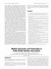 Research paper thumbnail of Multiple approaches and partnerships in public-health nutrition interventions