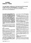 Research paper thumbnail of Iron and Folate Fortification in the Americas to Prevent and Control Micronutrient Malnutrition: An Analysis