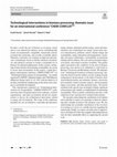 Research paper thumbnail of Technological interventions in biomass processing: thematic issue for an international conference “CHEM-CONFLUX22”