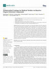 Research paper thumbnail of Antimicrobial Coatings for Medical Textiles via Reactive Organo-Selenium Compounds