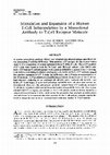 Research paper thumbnail of Stimulation and Expansion of a Human T-Cell Subpopulation by a Monoclonal Antibody to T-Cell Receptor Molecule