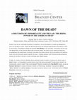 Research paper thumbnail of Dawn of the Dead? A Discussion of Immortality and the Law: The Rising Power of the American Dead