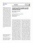 Research paper thumbnail of A method for predicting trawlability in the Gulf of Alaska with the use of calibrated, split-beam, echosounder backscatter