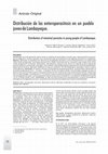 Research paper thumbnail of Distribución de las enteroparasitosis en un pueblo joven de Lambayeque