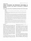 Research paper thumbnail of Clinical Presentation and Biochemical Abnormalities in Patients Presented with Diabetic Ketoacidosis in BIRDEM Hospital