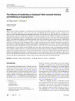 Research paper thumbnail of The Influence of Leadership on Employees’ Work-nonwork Interface and Wellbeing: A Scoping Review