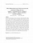 Research paper thumbnail of Effects of different dietary levels of AFB1 on survival rate and growth factors of Beluga (Huso huso)