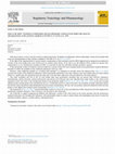 Research paper thumbnail of Letter to the editor: "Evaulation of radioisotopic and non-radioisotopic versions of local lymph node assays for subcategorization of skin sensitiers compliant to UN GHS rev 4" by Ha et al., 2017