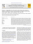 Research paper thumbnail of Erratum to “Applicability of in vitro tests for skin irritation and corrosion to regulatory classification schemes: Substantiating test strategies with data from routine studies” [Regul. Toxicol. Pharmacol. (2012) 402–414]