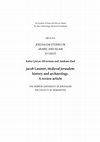 Research paper thumbnail of Katia Cytryn-Silverman and Amikam Elad Jacob Lassner, Medieval Jerusalem: history and archaeology. A review article