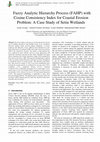 Research paper thumbnail of Fuzzy Analytic Hierarchy Process (FAHP) with Cosine Consistency Index for Coastal Erosion Problem: A Case Study of Setiu Wetlands