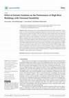 Research paper thumbnail of Effect of Seismic Isolation on the Performance of High-Rise Buildings with Torsional Instability