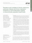 Research paper thumbnail of Prevalence and correlates of chronic obstructive pulmonary disease and chronic respiratory symptoms in rural southwestern Uganda: a cross-sectional, population-based study