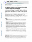 Research paper thumbnail of Low population prevalence of atrial fibrillation in rural Uganda: A community-based cross-sectional study