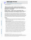 Research paper thumbnail of “When you have no water, it means you have no peace”: A mixed-methods, whole-population study of water insecurity and depression in rural Uganda