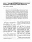 Research paper thumbnail of Impact of the Iraq Marshlands Restoration Program on Livestock Population and Production in the Southern Marshes of Iraq