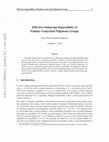 Research paper thumbnail of Effective Subgroup Separability of Finitely Generated Nilpotent Groups