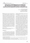 Research paper thumbnail of Análise Da Contaminação De Utensílios Em Unidades De Alimentação e Nutrição Hospitalar No Município De Belo Horizonte-MG …