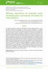 Research paper thumbnail of Oficinas educativas de nutrição como estratégia para a promoção de modos de vida saudável