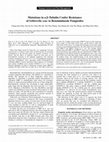 Research paper thumbnail of Mutations in a β-Tubulin Confer Resistance of Gibberella zeae to Benzimidazole Fungicides