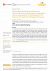 Research paper thumbnail of Valued-Based Selling Capability and Marketing Support Advantage: Suggestions and an Assessment Of Past Research To Improve the Sales of a Shipping Company