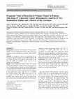 Research paper thumbnail of Prognostic Value of Resection of Primary Tumor in Patients with Stage IV Colorectal Cancer: Retrospective Analysis of Two Randomized Studies and a Review of the Literature