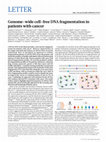 Research paper thumbnail of Genome-wide cell-free DNA fragmentation in patients with cancer