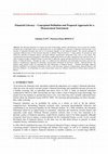 Research paper thumbnail of Financial Literacy – Conceptual Definition and Proposed Approach for a Measurement Instrument