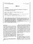 Research paper thumbnail of Acrolein: a fixative for immunocytochemical localization of peptides in the central nervous system