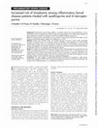 Research paper thumbnail of Increased risk of lymphoma among inflammatory bowel disease patients treated with azathioprine and 6-mercaptopurine