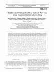 Research paper thumbnail of Benthic monitoring of salmon farms in Norway using foraminiferal metabarcoding