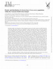 Research paper thumbnail of Density and distribution of a brown bear (Ursus arctos) population within the Caucasus biodiversity hotspot