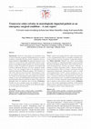 Research paper thumbnail of Transverse colon volvulus in neurologicaly imparied patient as an emergency surgical condition - A case report Volvulus transverzalnog kolona kao hitno hirurško stanje kod neurološki izmenjenog bolesnika