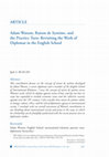 Research paper thumbnail of Adam Watson, Raison de Système, and the Practice Turn: Revisiting the Work of Diplomat in the English School