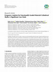 Research paper thumbnail of Frequency Analysis for Functionally Graded Material Cylindrical Shells: A Significant Case Study