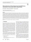 Research paper thumbnail of Effective Reduction of Cr(VI) and Organic Dyes Using Pd NPs/Fe3O4@nanocellulose as a Recoverable Catalyst in Aqueous Media