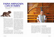 Research paper thumbnail of VUELAPLUMA 24 FAUNA AMENAZADA  y Arte en madera