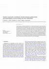 Research paper thumbnail of Volatile compounds contribution of Hanseniaspora guilliermondii and Hanseniaspora uvarum during red wine vinifications