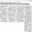 Research paper thumbnail of Rezension des Buches »Irrsinn Psychiatrie – Psychisches Leiden ist keine Krankheit. Die Medizinalisierung abweichenden Verhaltens – ein Irrweg« von Marc Rufer