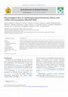 Research paper thumbnail of Haematological effect of chlorfenapyr-exposed freshwater African mud catfish, Clarias gariepinus (Burchell 1822)