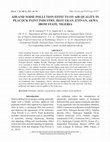 Research paper thumbnail of Air and noise pollution effects on air quality in peacock paint industry, Ikot Ekan, Etinan, Akwa Ibom State, Nigeria