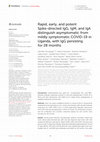 Research paper thumbnail of Rapid, early, and potent Spike-directed IgG, IgM, and IgA distinguish asymptomatic from mildly symptomatic COVID-19 in Uganda, with IgG persisting for 28 months