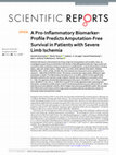 Research paper thumbnail of A Pro-Inflammatory Biomarker-Profile Predicts Amputation-Free Survival in Patients with Severe Limb Ischemia