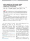 Research paper thumbnail of External validation of the Vascular Quality Initiative prediction model for survival in no-option chronic limb-threatening ischemia patients