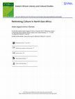 Research paper thumbnail of Rethinking Culture in North East Africa