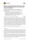 Research paper thumbnail of Influence of Rotation Speed and Air Pressure on the Down the Hole Drilling Velocity for Borehole Heat Exchanger Installation