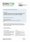 Research paper thumbnail of A control approach to robust utility maximization with logarithmic utility and time-consistent penalties